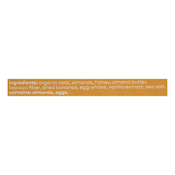 Over Easy - Breakfast Bar Banana Nut - Case Of 12 - 1.8 Oz - Maras Green