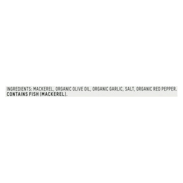 Patagonia Provisions - Mackerel Roasted Garlic - Case Of 10 - 4.2 Oz - Maras Green