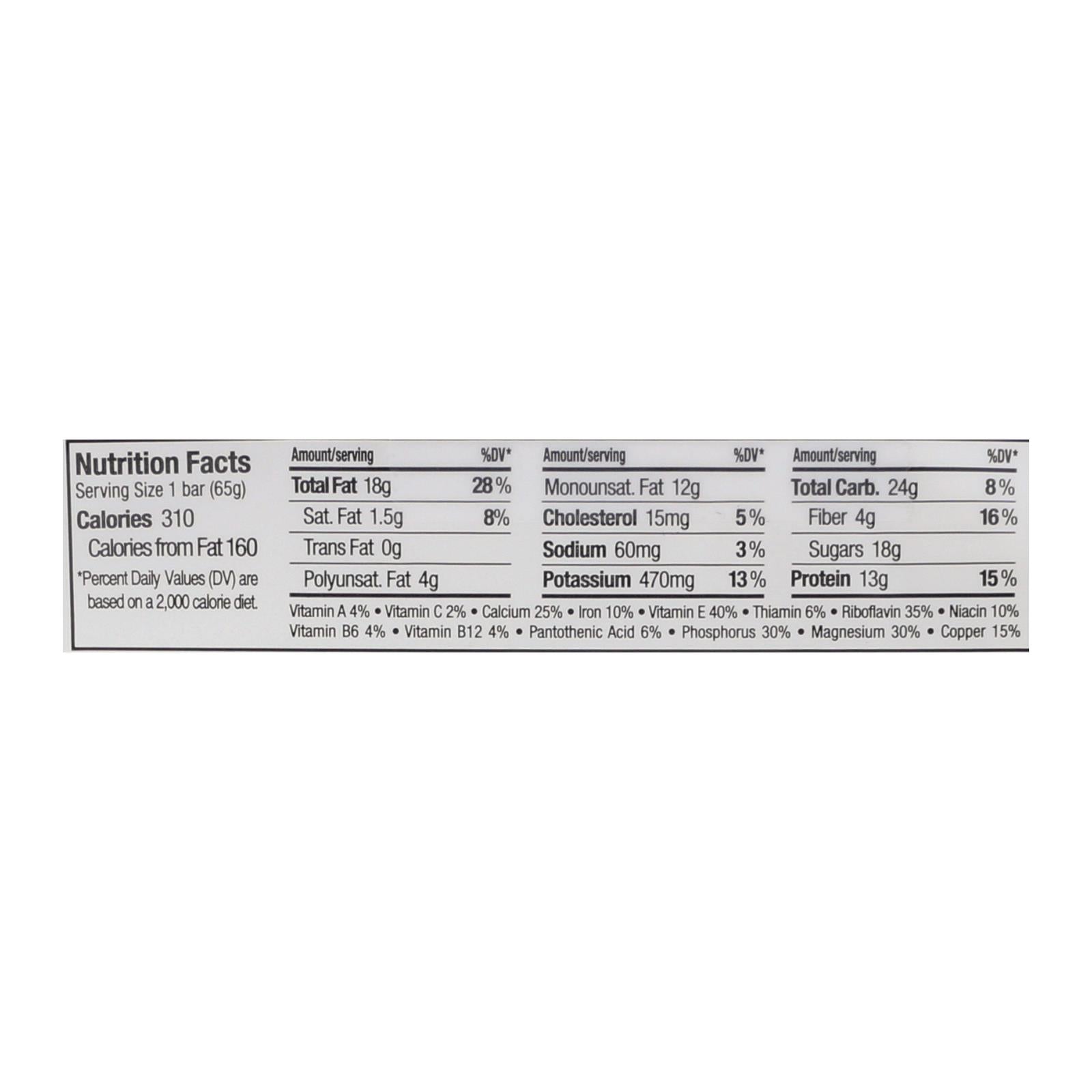 Perfect Bar Almond Butter Bar - Case Of 8 - 2.3 Oz - Maras Green