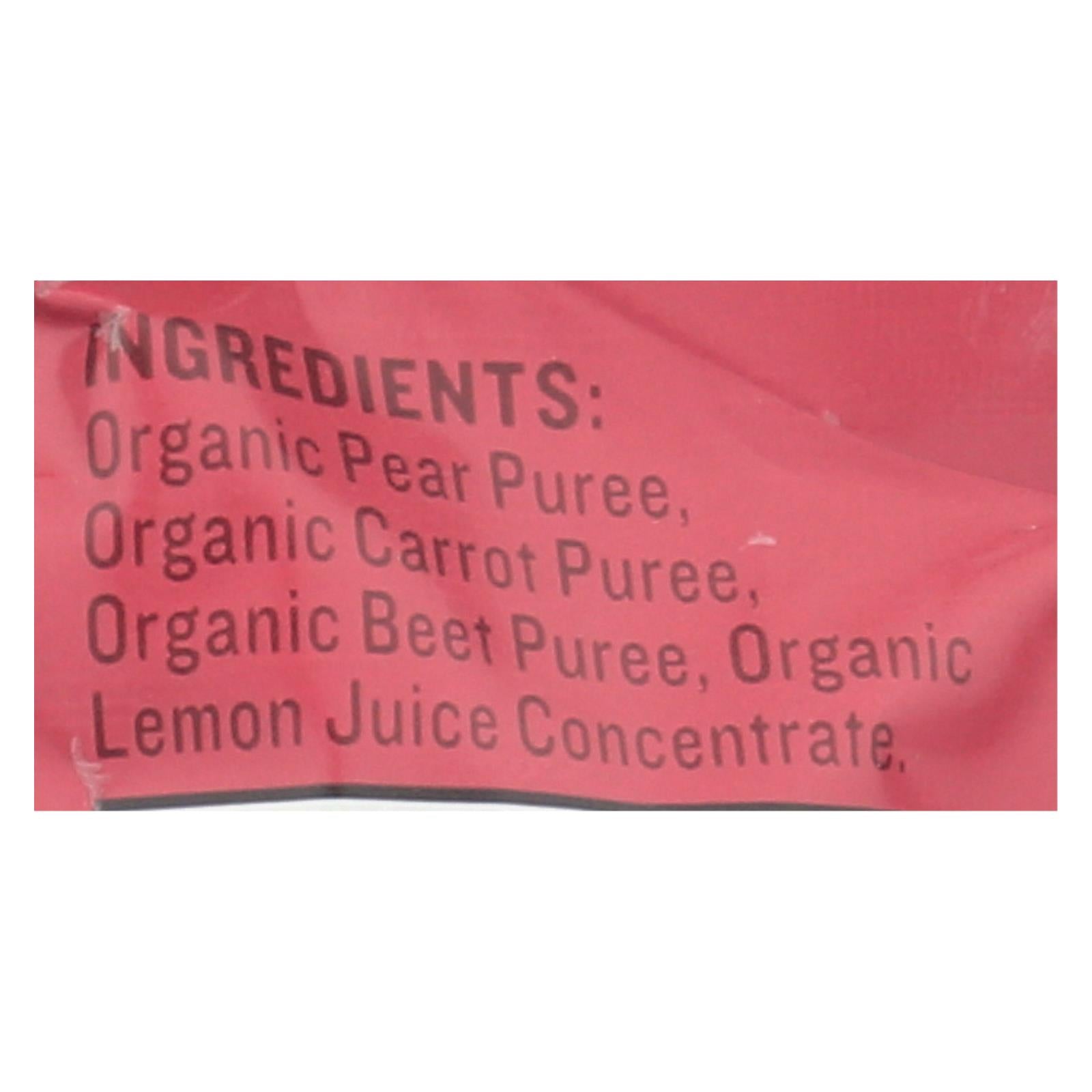 Peter Rabbit Organics Veggie Snack - Beet Carrot And Pear - Case Of 10 - 1 - Maras Green
