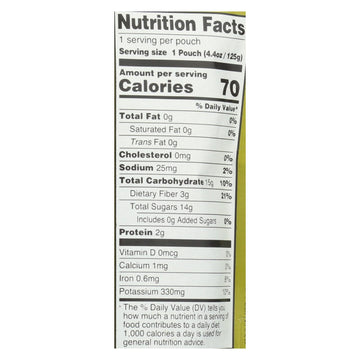 Peter Rabbit Organics Veggie Snacks - Kale Broccoli And Mango With Banana - Case Of 10 - 4.4 Oz. - Maras Green