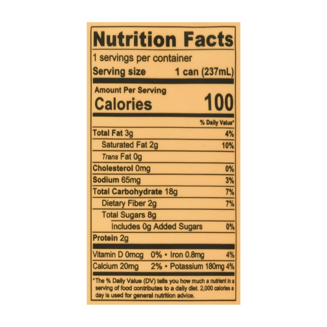 Pop & Bottle - Oat Milk Latte Mocha - Case Of 12 - 8 Fz - Maras Green