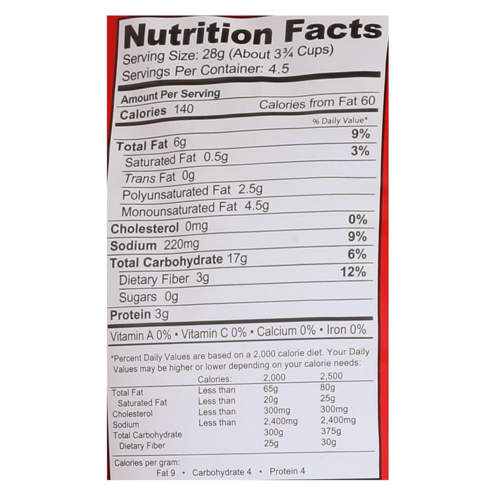 Popcorn Indiana Popcorn - Sea Salt - Case Of 12 - 4.75 Oz. - Maras Green
