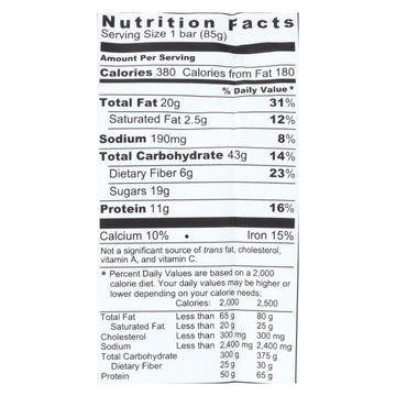 Probar Organic Peanut Butter Bar - Case Of 12 - 3 Oz - Maras Green