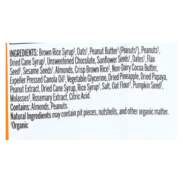 Probar Organic Peanut Butter Chocolate Chip Bar - Case Of 12 - 3 Oz - Maras Green