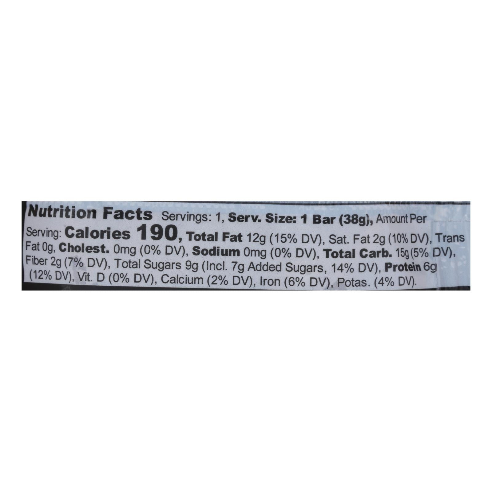 Protein Puck - Bar Wndrlst Peanut Butter Cranberry - Case Of 12 - 1.34 Oz - Maras Green