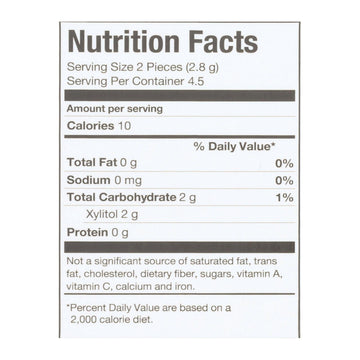 Pur Gum - Cinnamon - Aspartame Free - 9 Pieces - 12.6 G - Case Of 12 - Maras Green