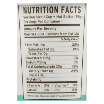 Purely Elizabeth - Oat Cup Protn Vanilla Pecan - Case Of 12 - 2 Oz - Maras Green