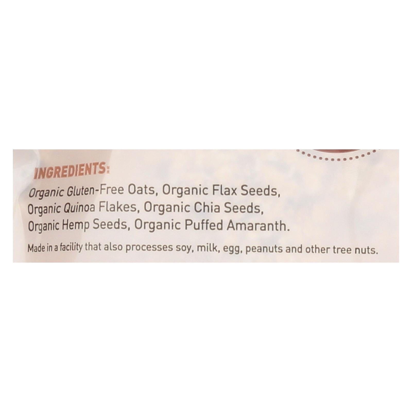 Purely Elizabeth Oatmeal - Organic - Ancient Grain - Original - 10 Oz - Case Of 6 - Maras Green
