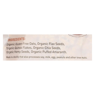 Purely Elizabeth Oatmeal - Organic - Ancient Grain - Original - 10 Oz - Case Of 6 - Maras Green