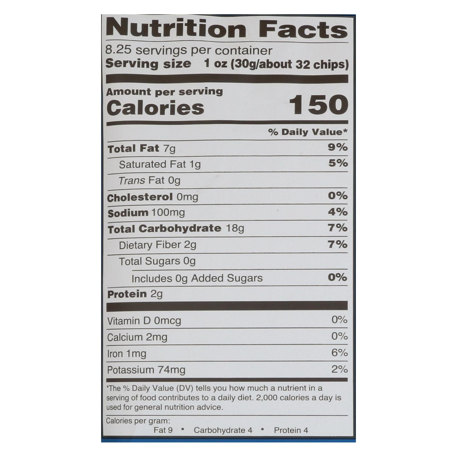 R. W. Garcia Organic Yellow Corn Chips - Case Of 12 - 8.25 Oz - Maras Green