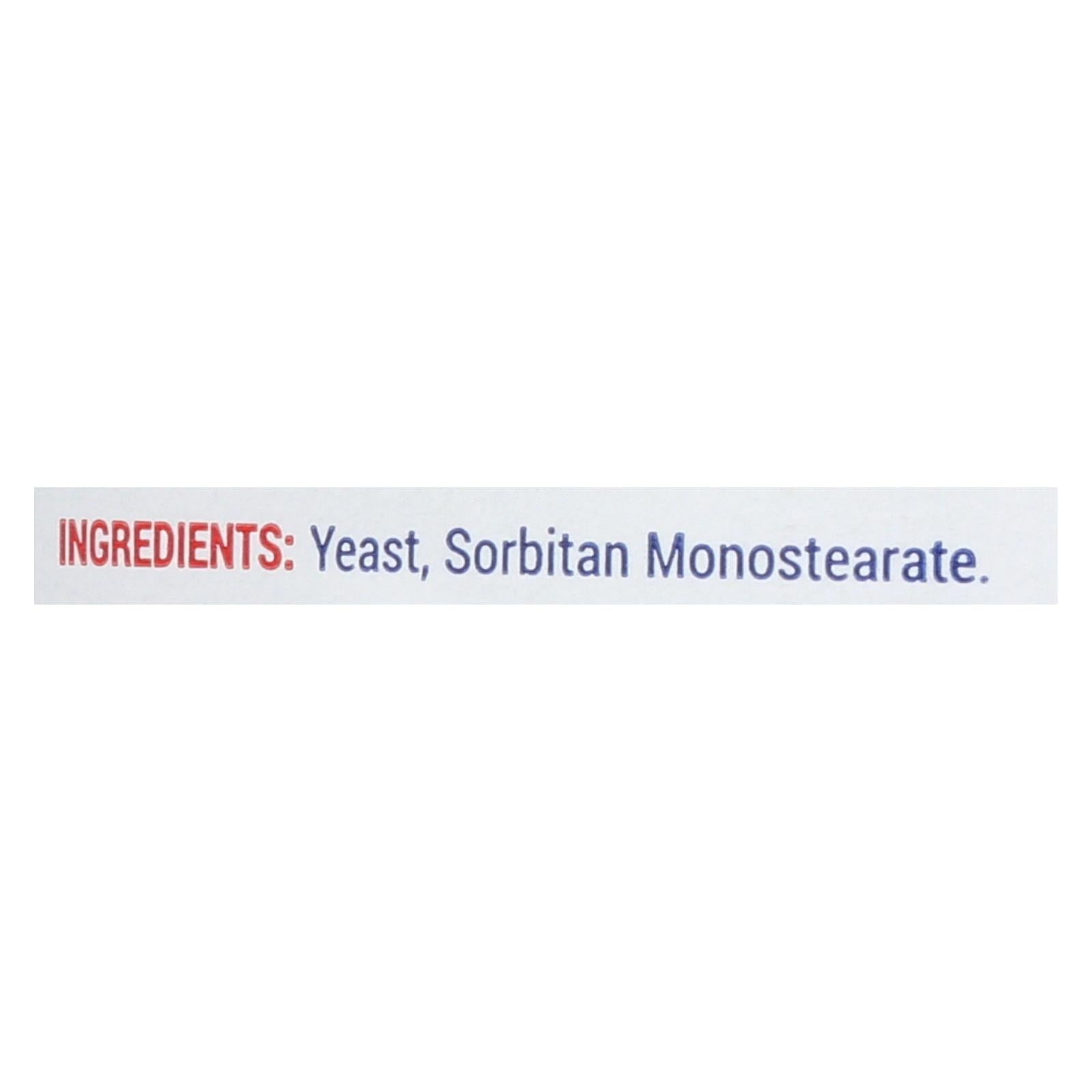 Red Star Nutritional Yeast Yeast - Active - Dry - Case Of 12 - 4 Oz - Maras Green