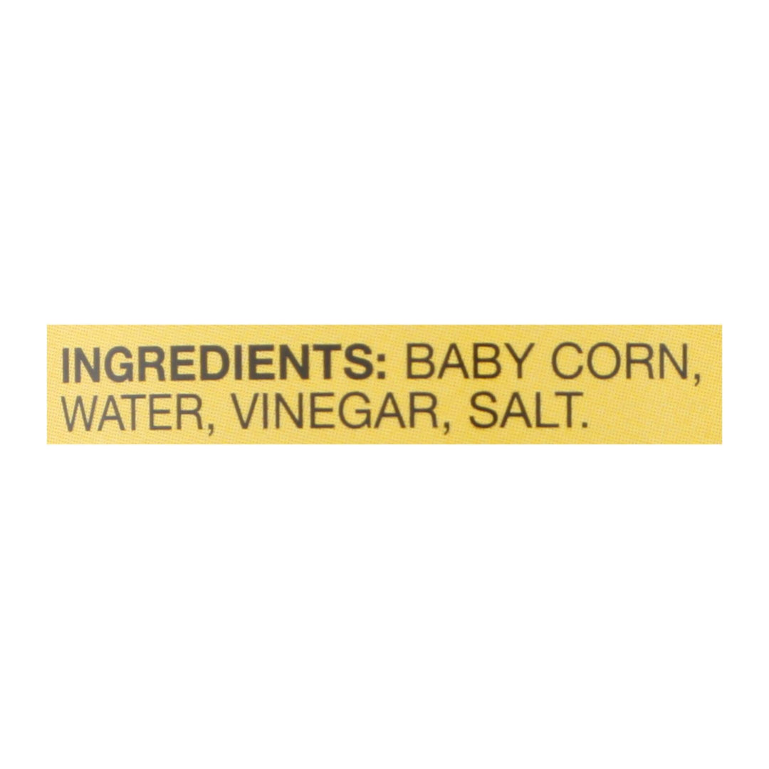 Reese Pickled Whole Baby Corn - Case Of 12 - 7 Oz - Maras Green