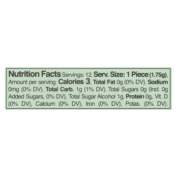 Refresh Gum - Gum Garden Mint - Case Of 12 - 12 Count - Maras Green