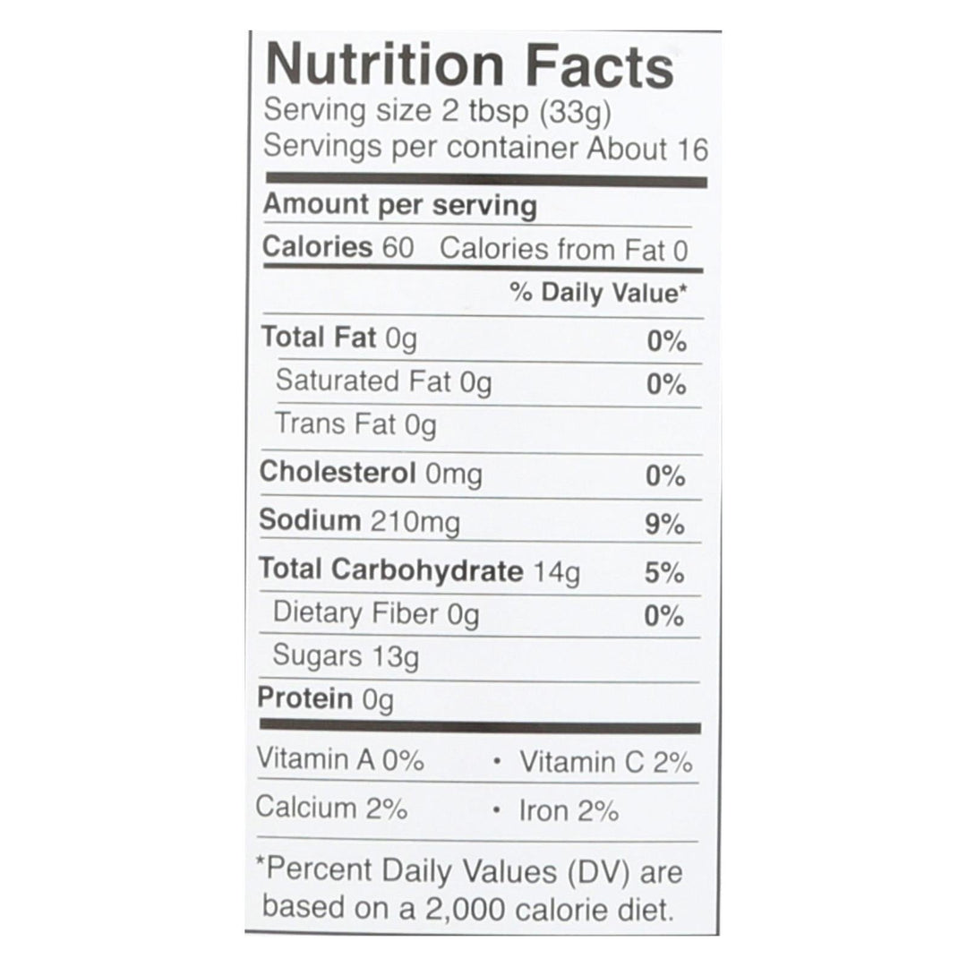 Rib Rack Bbq Sauce - Southern Bourbon - Case Of 6 - 19 Oz - Maras Green