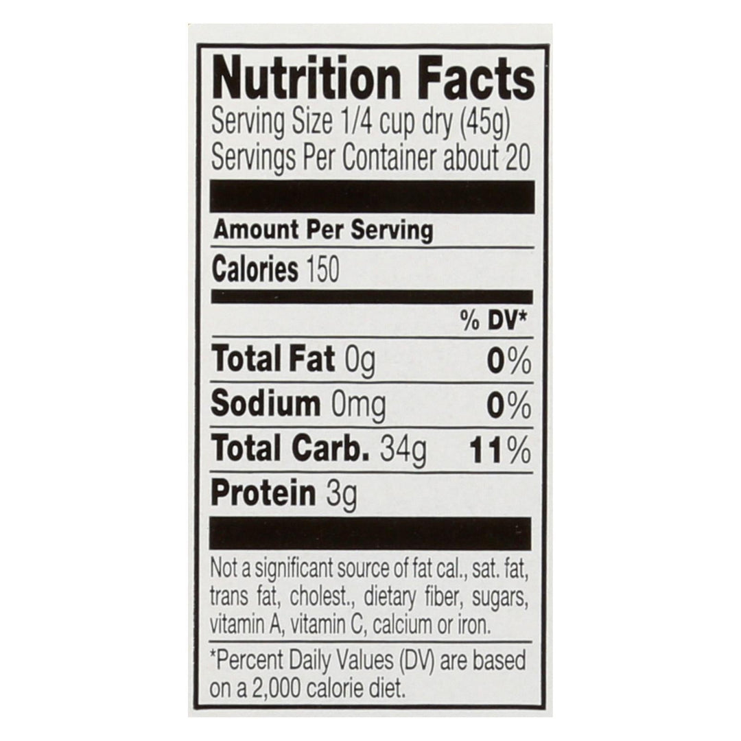 Rice Select Jasmati Rice - Organic - Case Of 4 - 32 Oz. - Maras Green