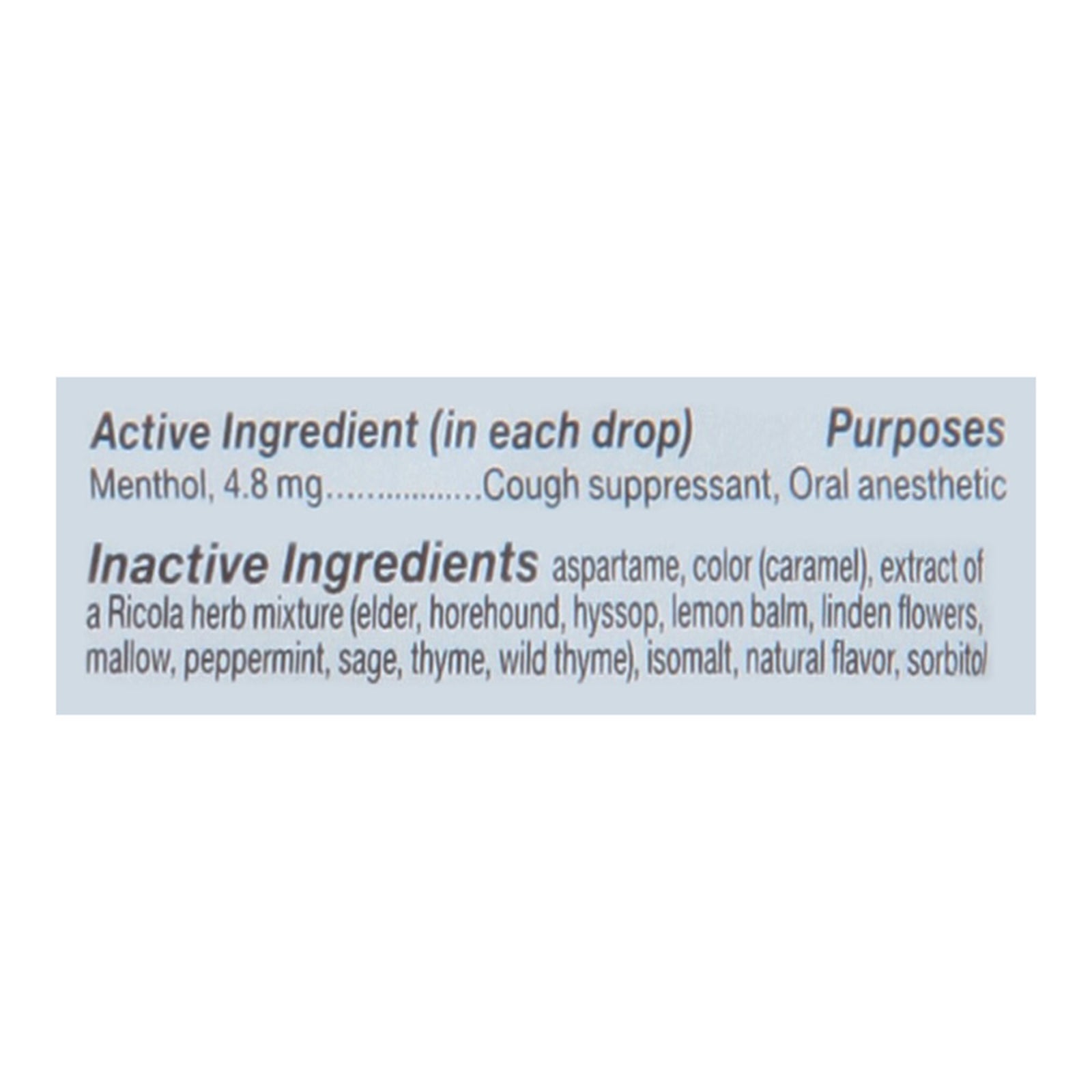 Ricola - Cough Drop Sugar Free Swiss Herb - Case Of 8 - 19 Ct - Maras Green