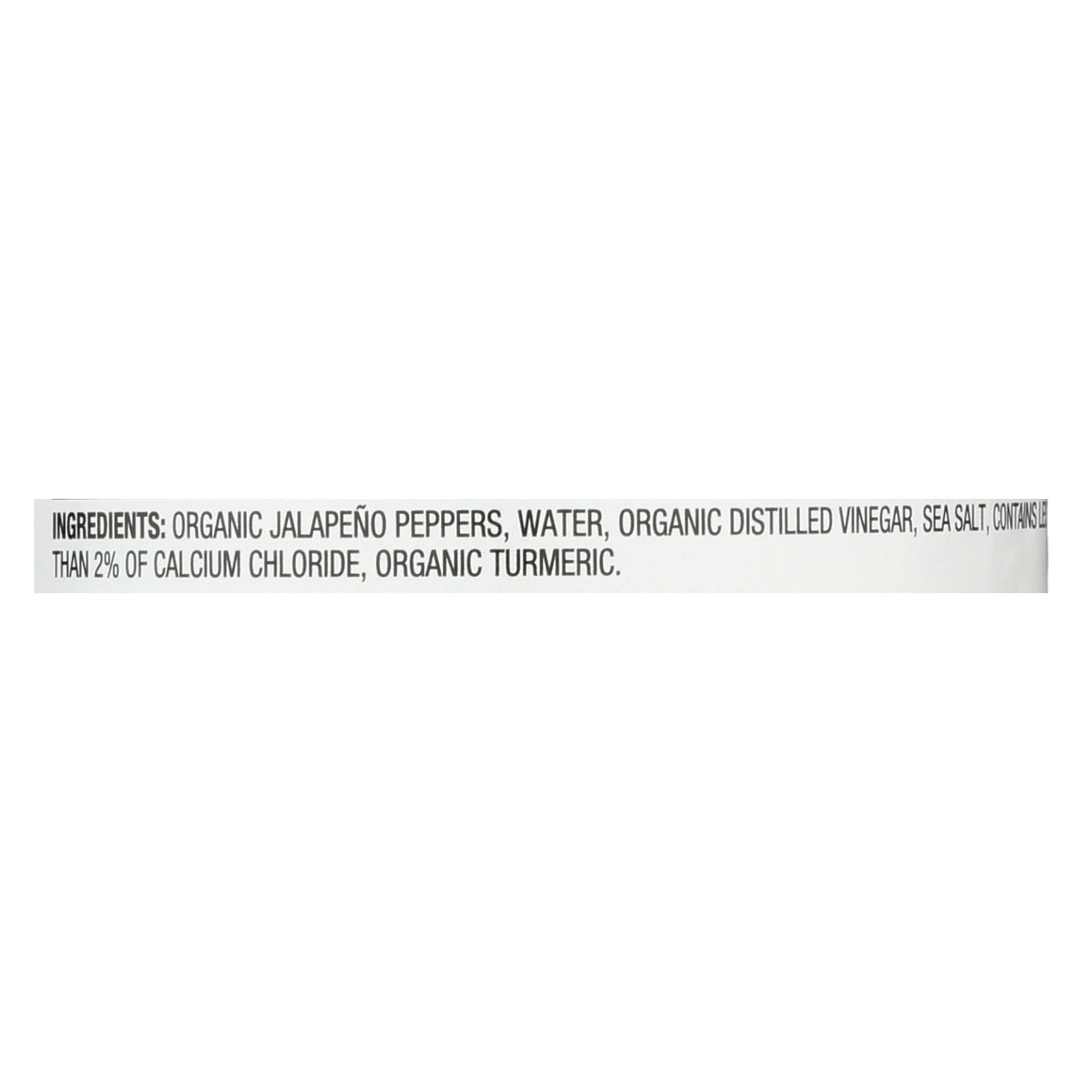 Rio Luna Organic Nacho Sliced Jalapenos - Case Of 12 - 12 Oz - Maras Green