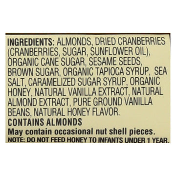 Sahale Snacks Glazed Nuts - Almonds With Cranberries Honey And Sea Salt - 1.5 Oz - Case Of 9 - Maras Green