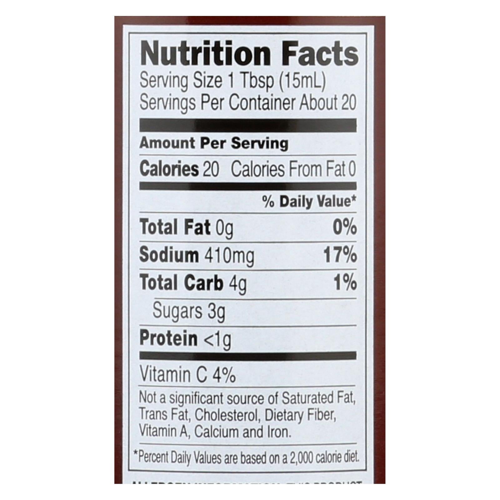 San - J Asian Cooking Sauce - Teriyaki - Case Of 6 - 10 Fl Oz. - Maras Green