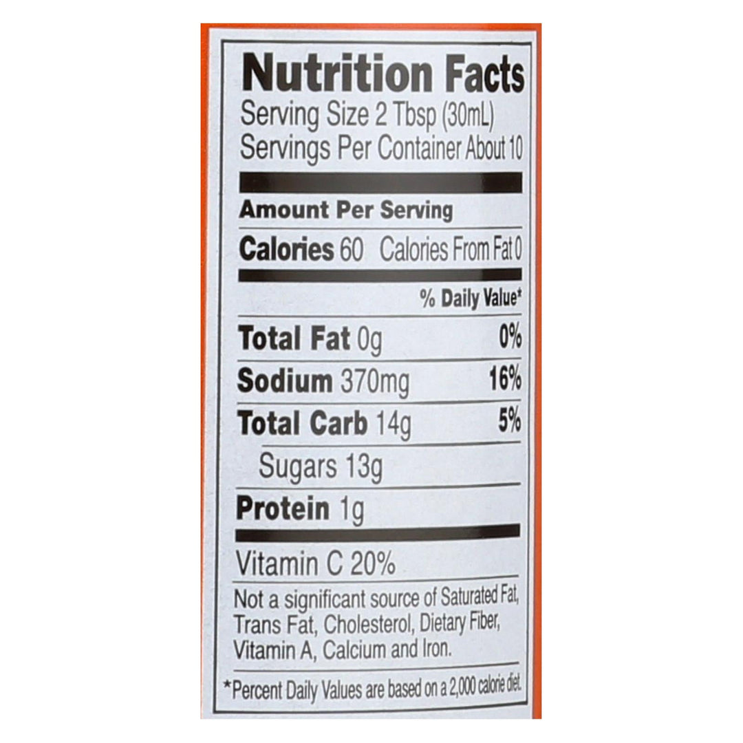 San - J Cooking Sauce - Orange - Case Of 6 - 10 Fl Oz. - Maras Green