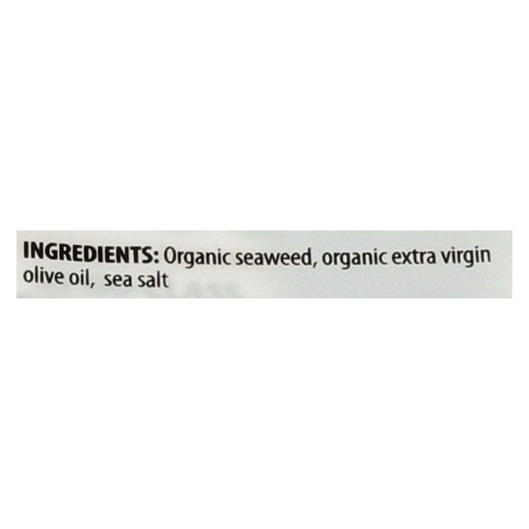 Seasnax Organic Seaweed Snack - Original - Case Of 12 - 1.08 Oz - Maras Green