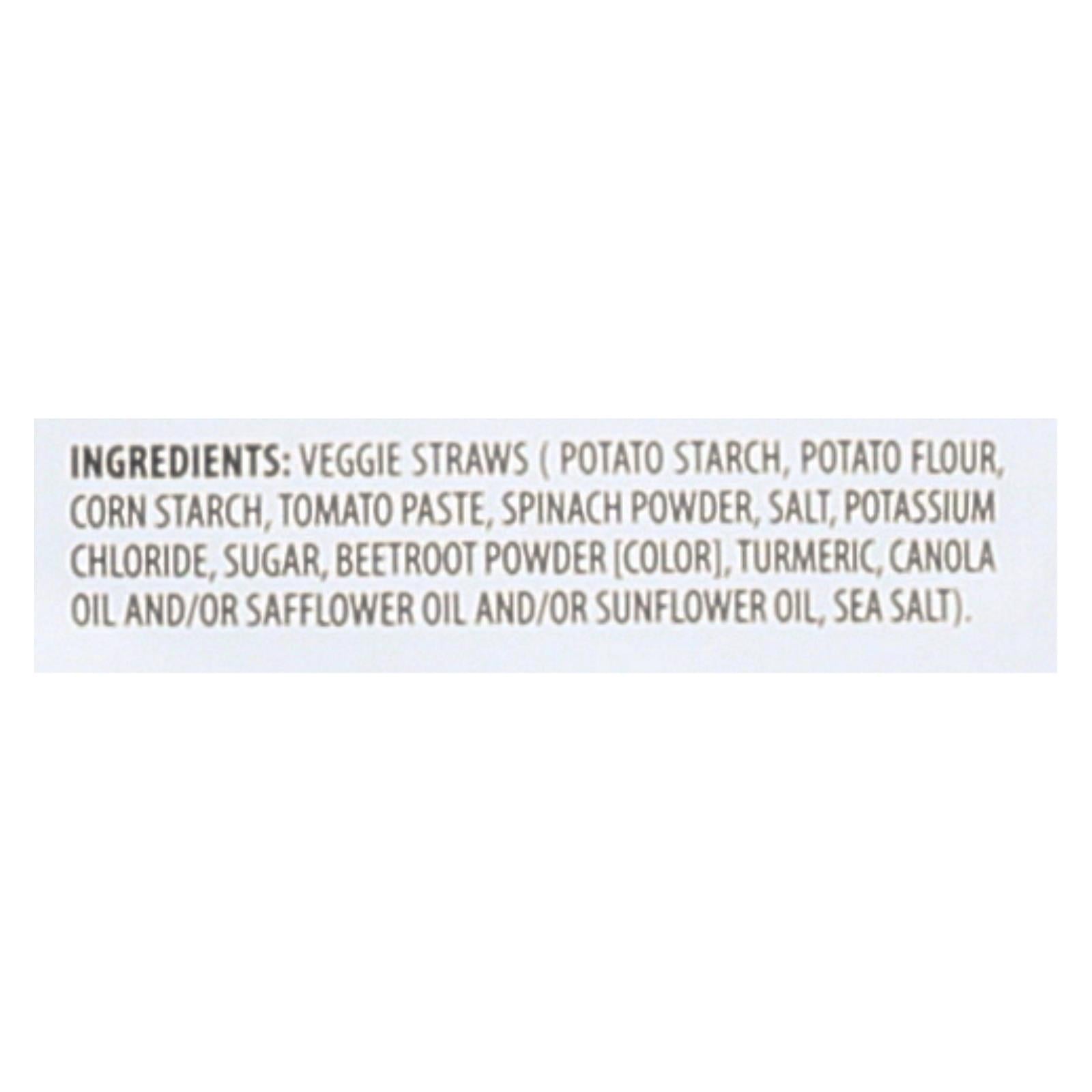 Sensible Portions Garden Veggie Straws - Sea Salt - Case Of 12 - 5 Oz. - Maras Green