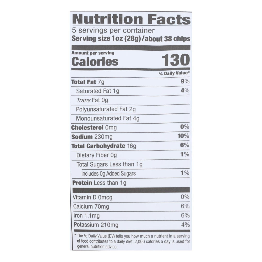 Sensible Portions - Veggie Chips - Sea Salt - Case Of 12 - 5 Oz. - Maras Green