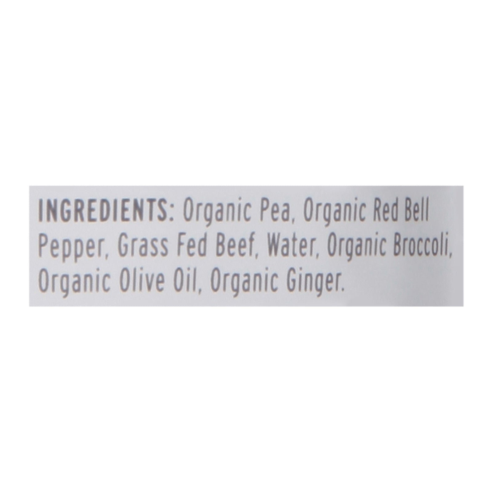 Serenity Kids - Pouch Beef Ginger - Case Of 6 - 3.5 Oz - Maras Green