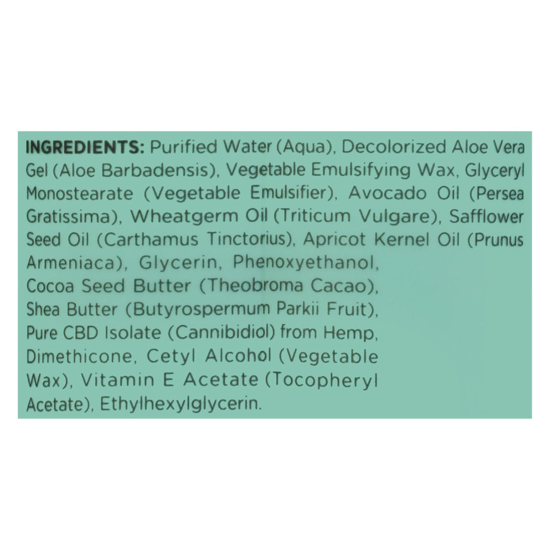 Shikai Products - Cbd Ltn Adv Tcannb 1500mg - 1 Each - 6 Fz - Maras Green