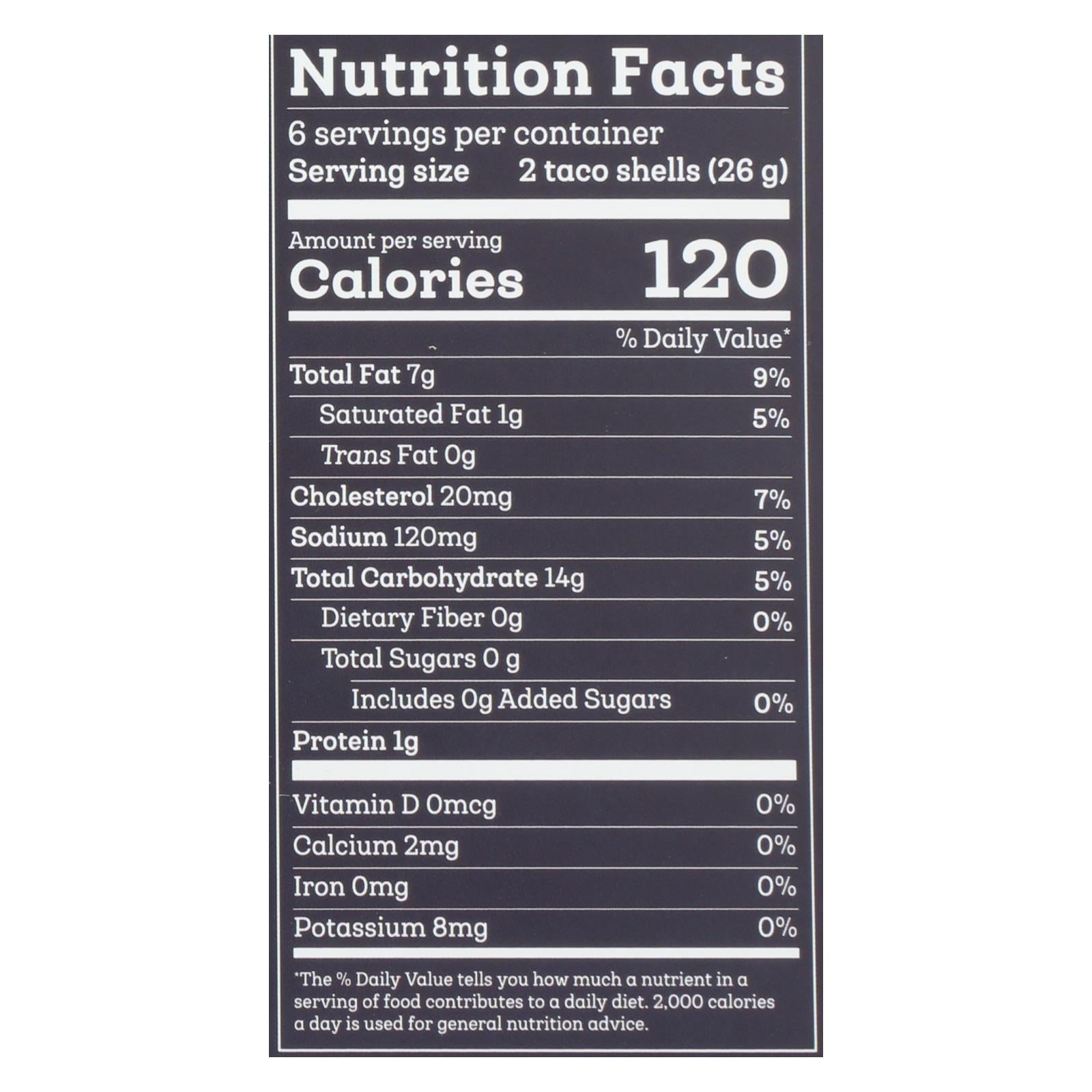 Siete - Taco Shells Grain Free - Case Of 12 - 5.5 Oz - Maras Green