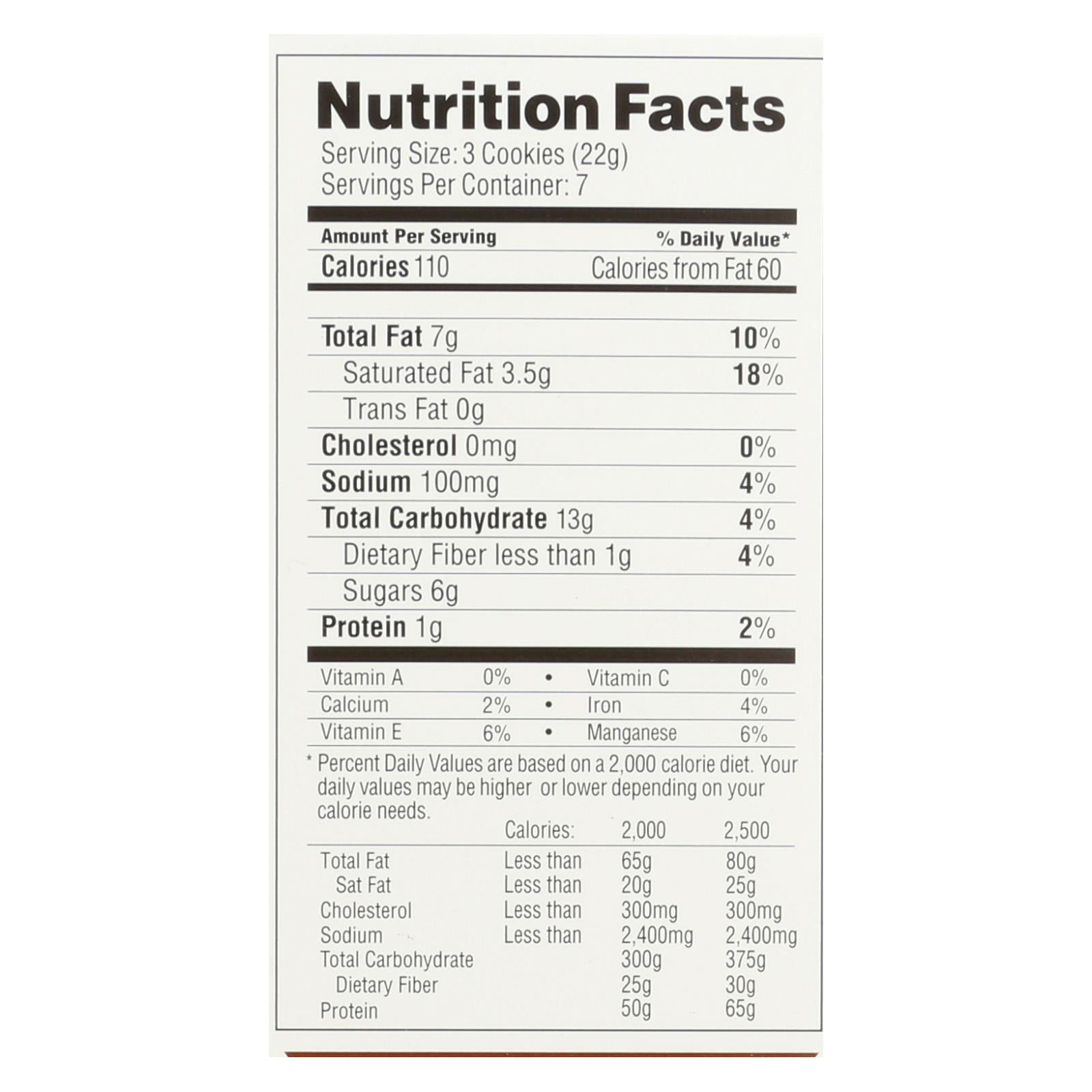 Simple Mills Cookies - Crunchy Chocolate Chip - Case Of 6 - 5.5 Oz - Maras Green