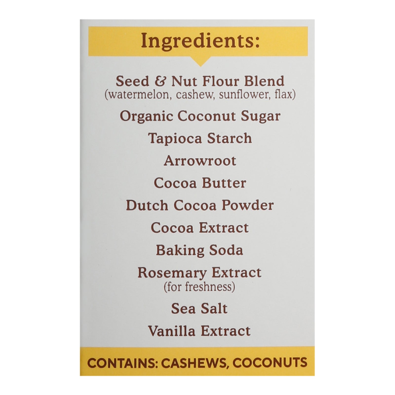 Simple Mills - Sweet Thins Chocolate Brownie - Case Of 6 - 4.25 Oz - Maras Green
