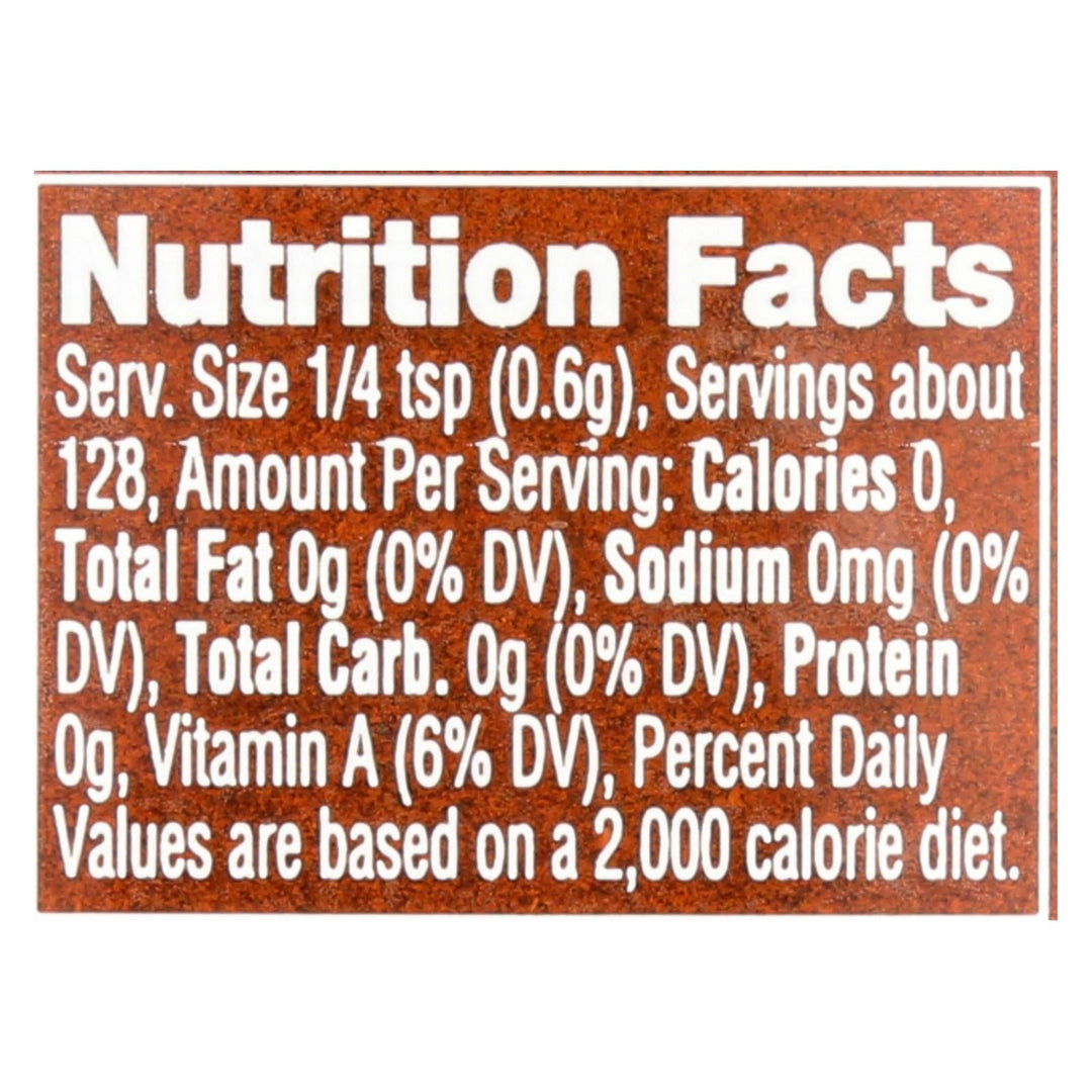 Simply Organic Smoked Paprika - Case Of 6 - 2.72 Oz. - Maras Green