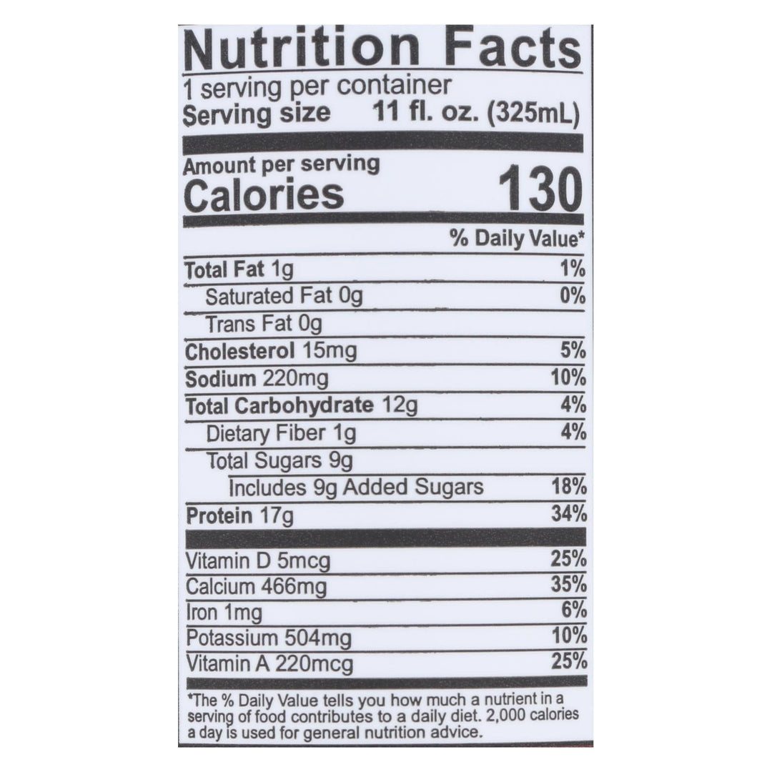 Slate Milk - Milk Aseptic Lf Chocolate - Case Of 12 - 11 Fz - Maras Green