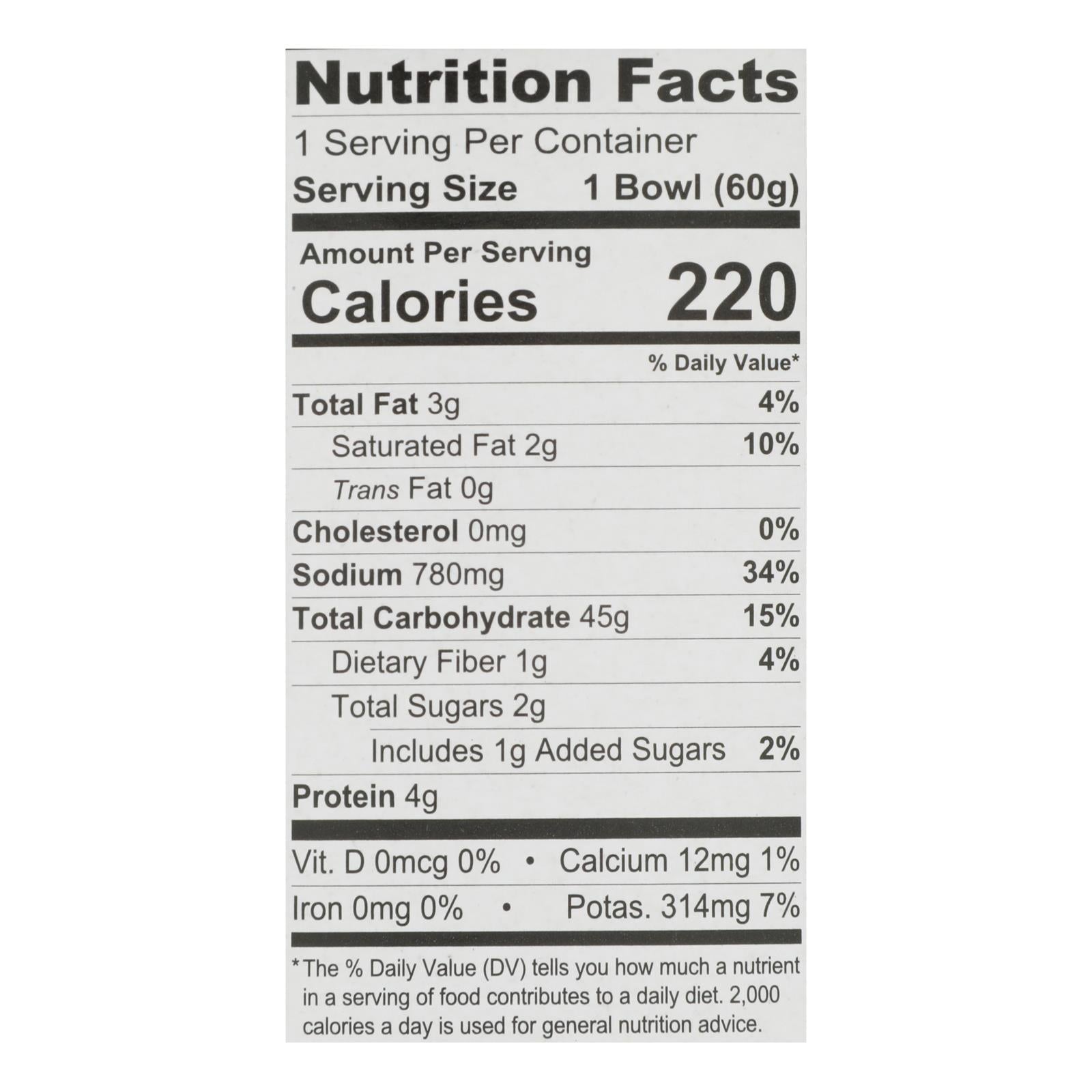 Snapdragon Foods - Rice Ndl Bwl Singapr Cury - Case Of 6 - 2.1 Oz - Maras Green