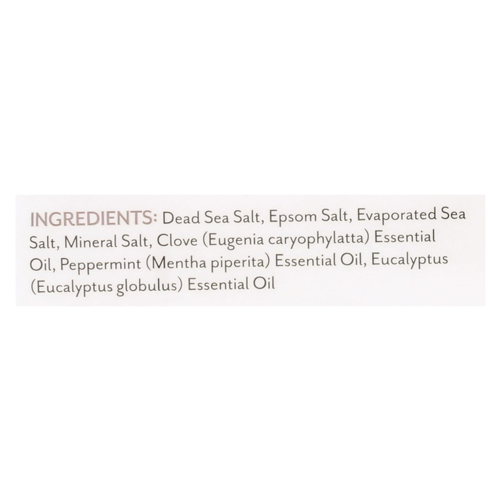Soothing Touch Bath Salts - Muscle Soak - Case Of 6 - 8 Oz - Maras Green
