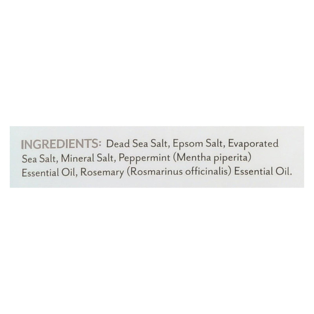 Soothing Touch Bath Salts - Peppermint Rosemary - 32 Oz - Maras Green