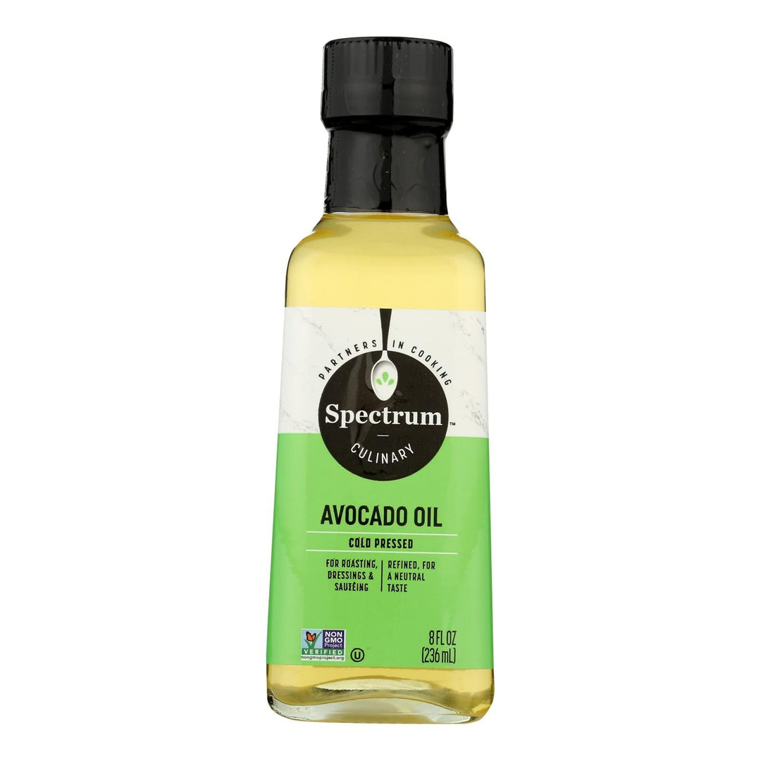 Spectrum Naturals Avocado Oil - Refined - 8 Oz - Case Of 6 - Maras Green