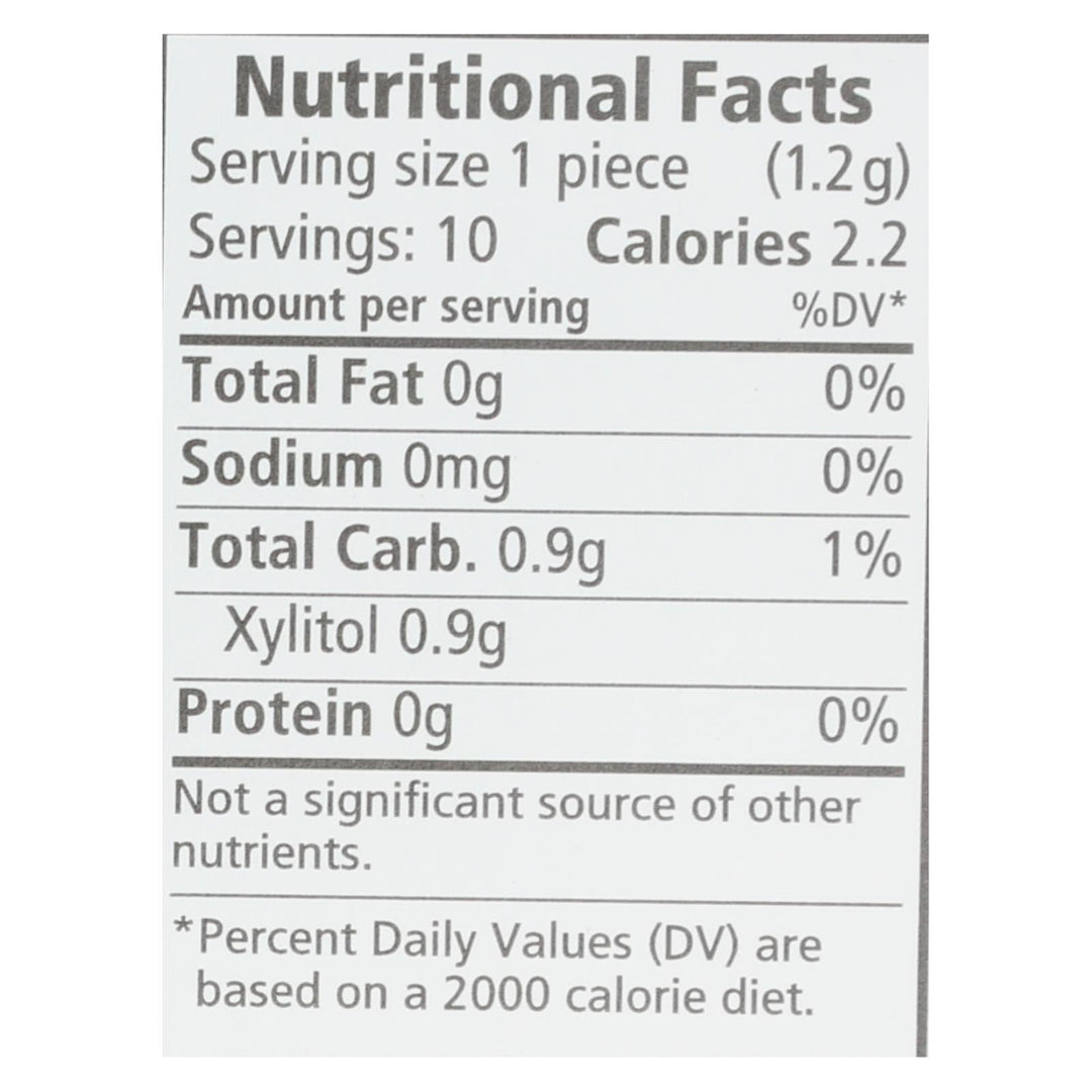 Spry Xylitol Gems - Peppermint - Case Of 20 - 10 Count - Maras Green