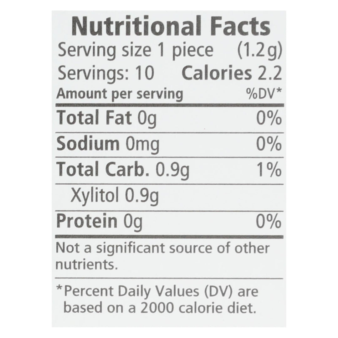 Spry Xylitol Gems - Spearmint - Case Of 20 - 10 Count - Maras Green