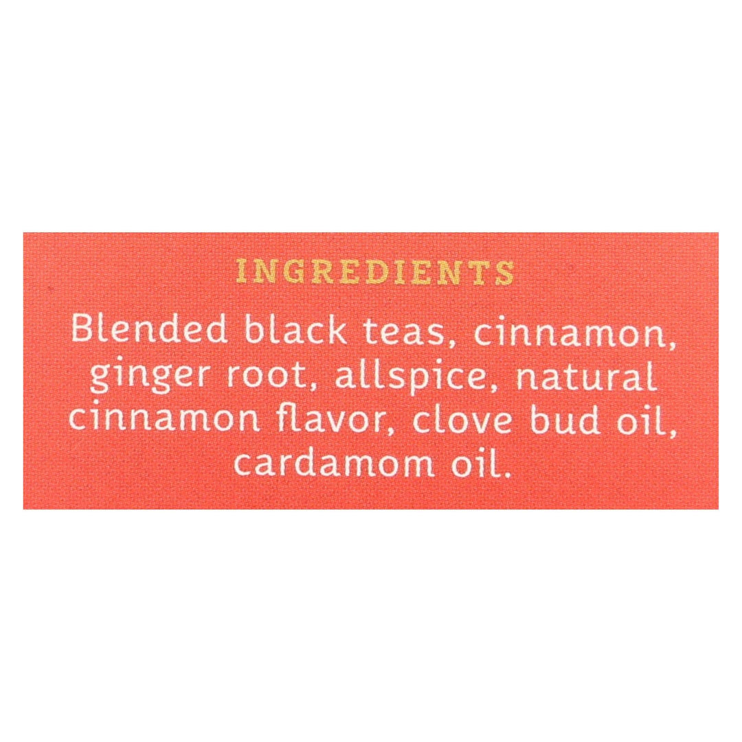 Stash Tea Chai Black Tea - Double Spice - Case Of 6 - 20 Bags - Maras Green