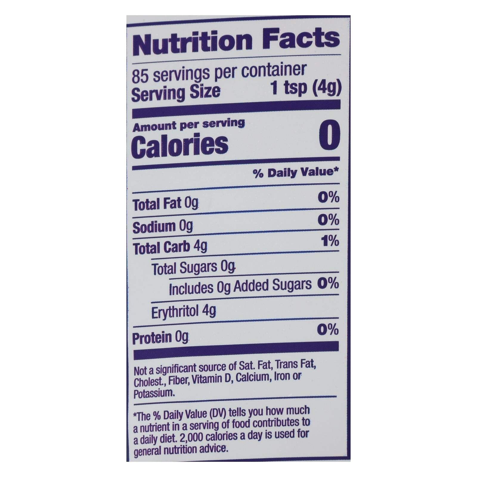 Swerve® The Ultimate Sugar Replacement - Case Of 6 - 12 Oz - Maras Green