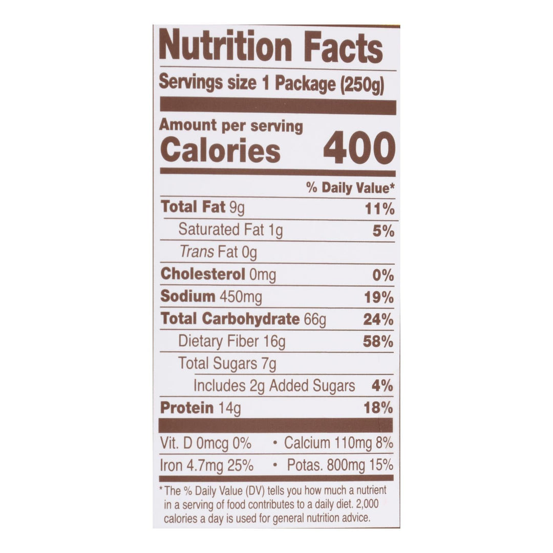 Tasty Bite - Bowl Protein Medit Style - Case Of 6 - 8.8 Oz - Maras Green