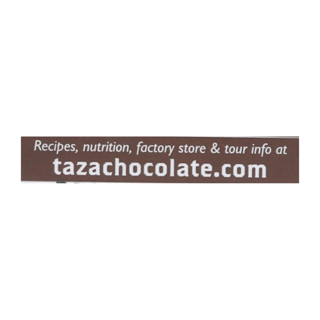 Taza Chocolate Organic Chocolate Mexicano Discs - 50 Percent Dark Chocolate - Vanilla - 2.7 Oz - Case Of 12 - Maras Green