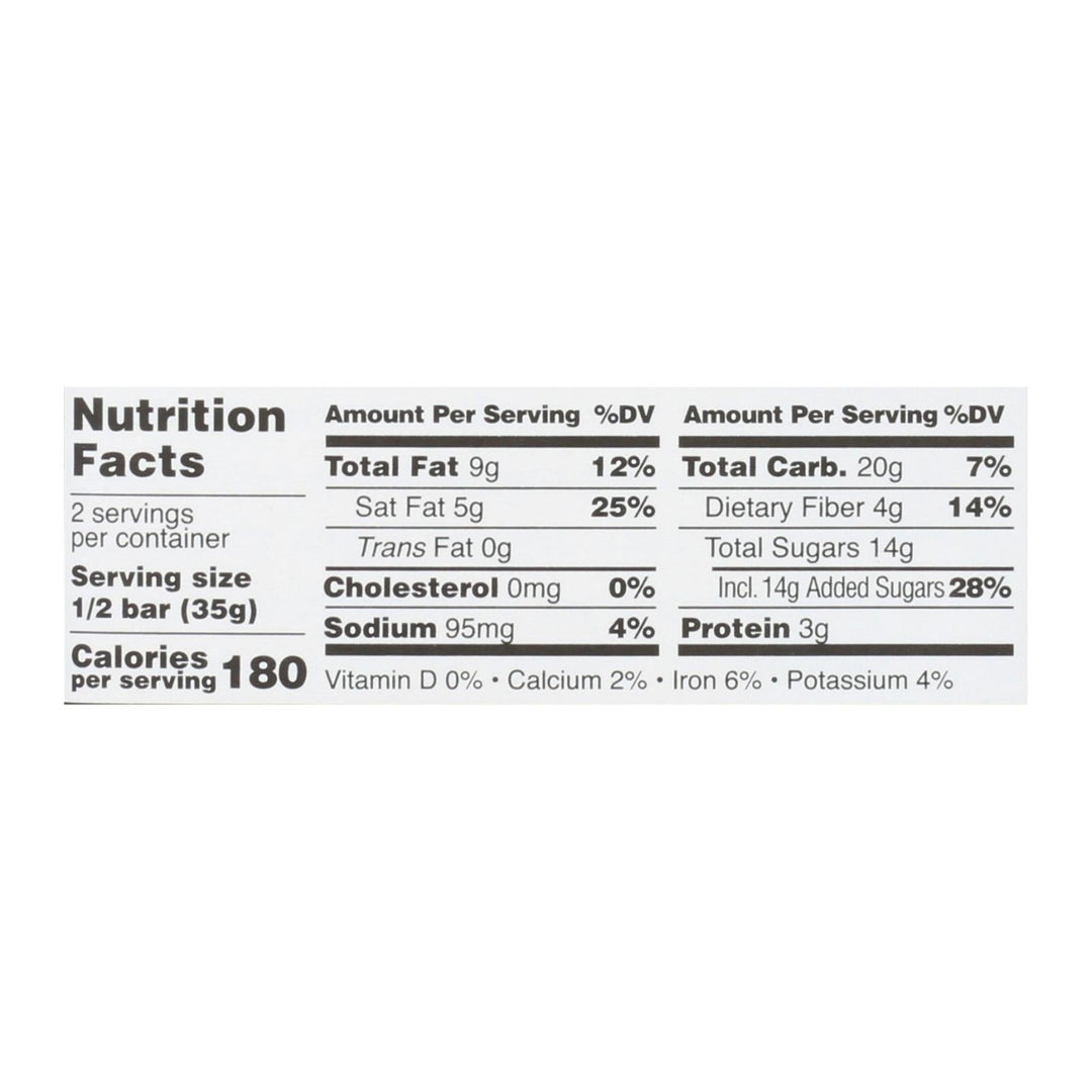 Taza Chocolate Stone Ground Organic Dark Chocolate Bar - Toffee Almond And Sea Salt - Case Of 10 - 2.5 Oz. - Maras Green