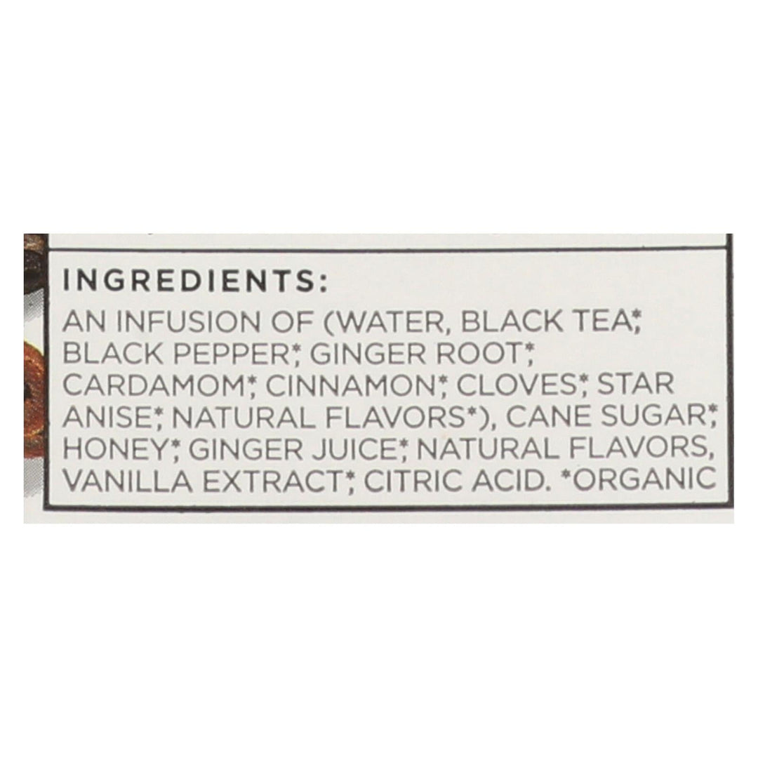 Tazo Tea Organic Tea - Chai Latte - Case Of 6 - 32 Fl Oz - Maras Green