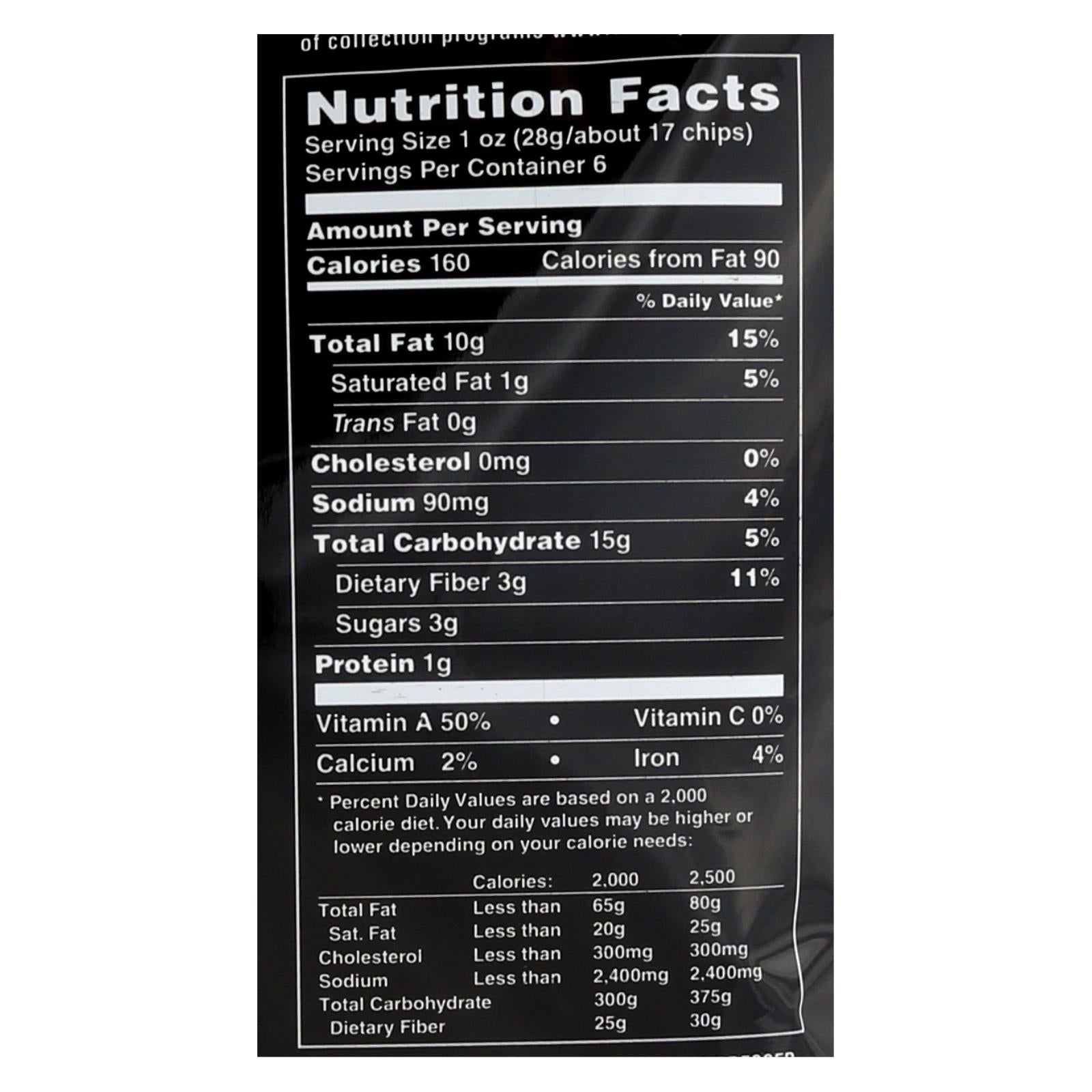 Terra Chips - Chips Sweet Potato Sea Salt - Case Of 12 - 5 Ounces - Maras Green