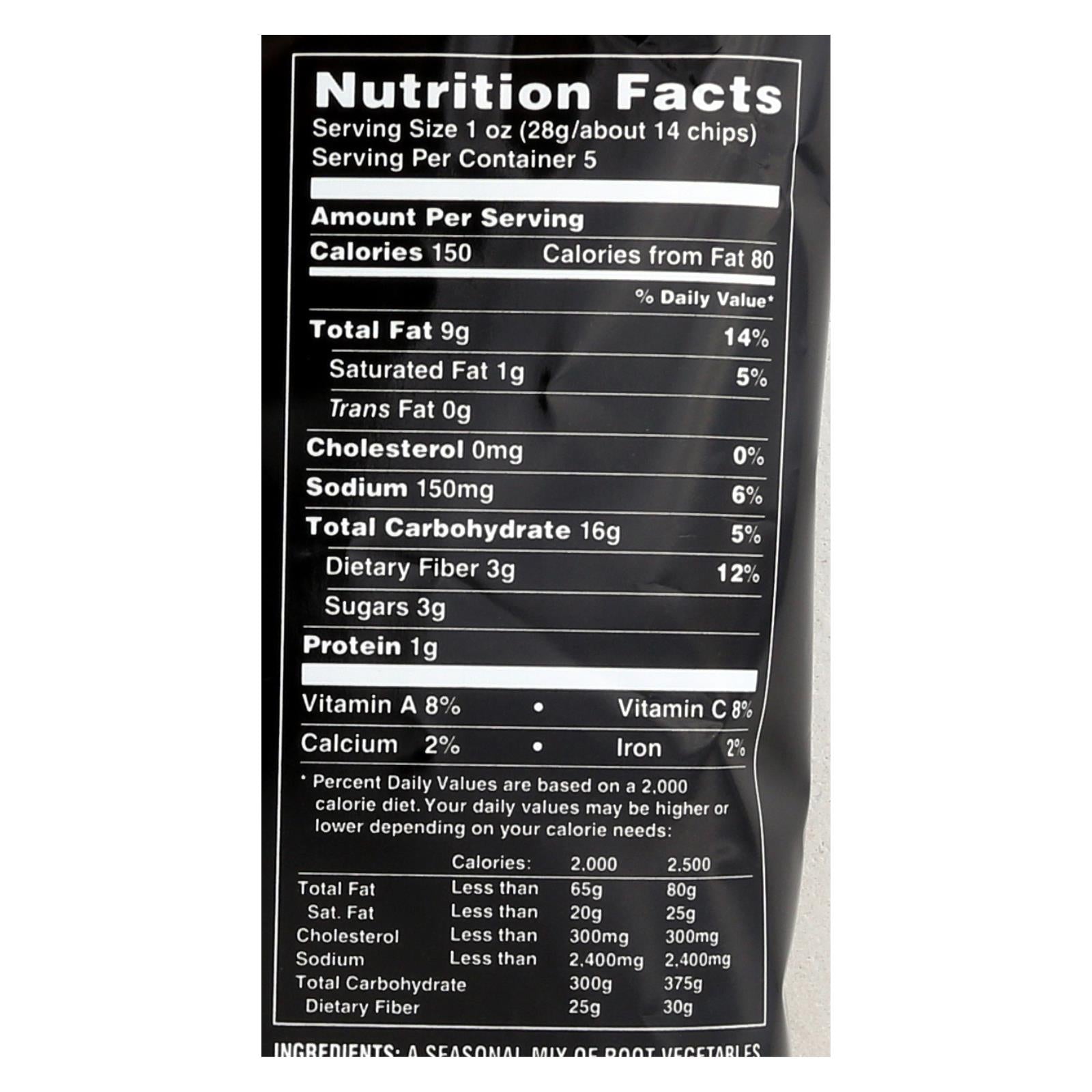 Terra Chips Exotic Vegetable Chips - Mediterranean - Case Of 12 - 5 Oz. - Maras Green