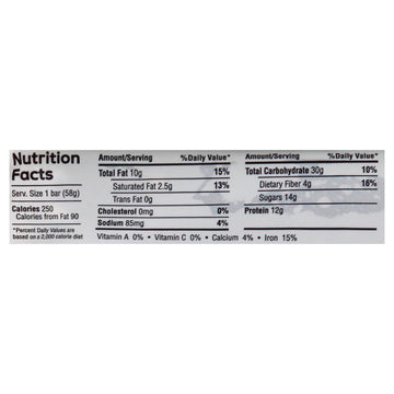 The Gfb - Bar Dark Chocolate Almnd Gluten Free - Case Of 12 - 2.05 Oz - Maras Green